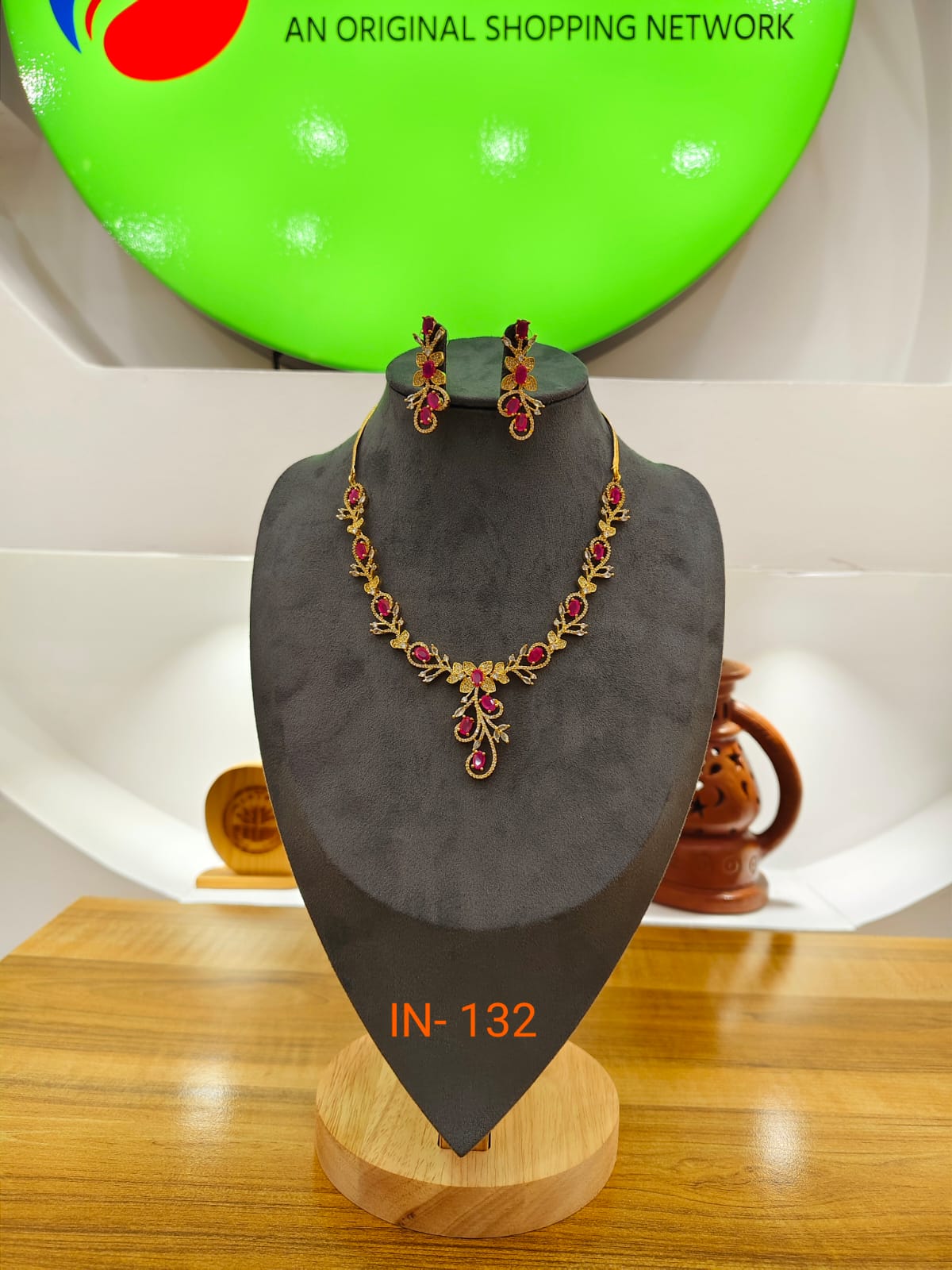 Indian Necklace ( IN-132 Majenda stone)