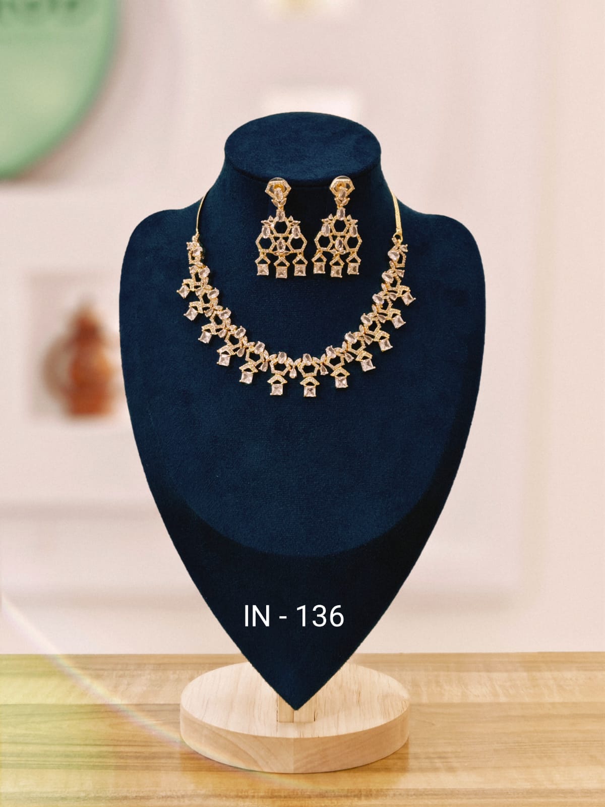 Indian Necklace ( IN- 136) White