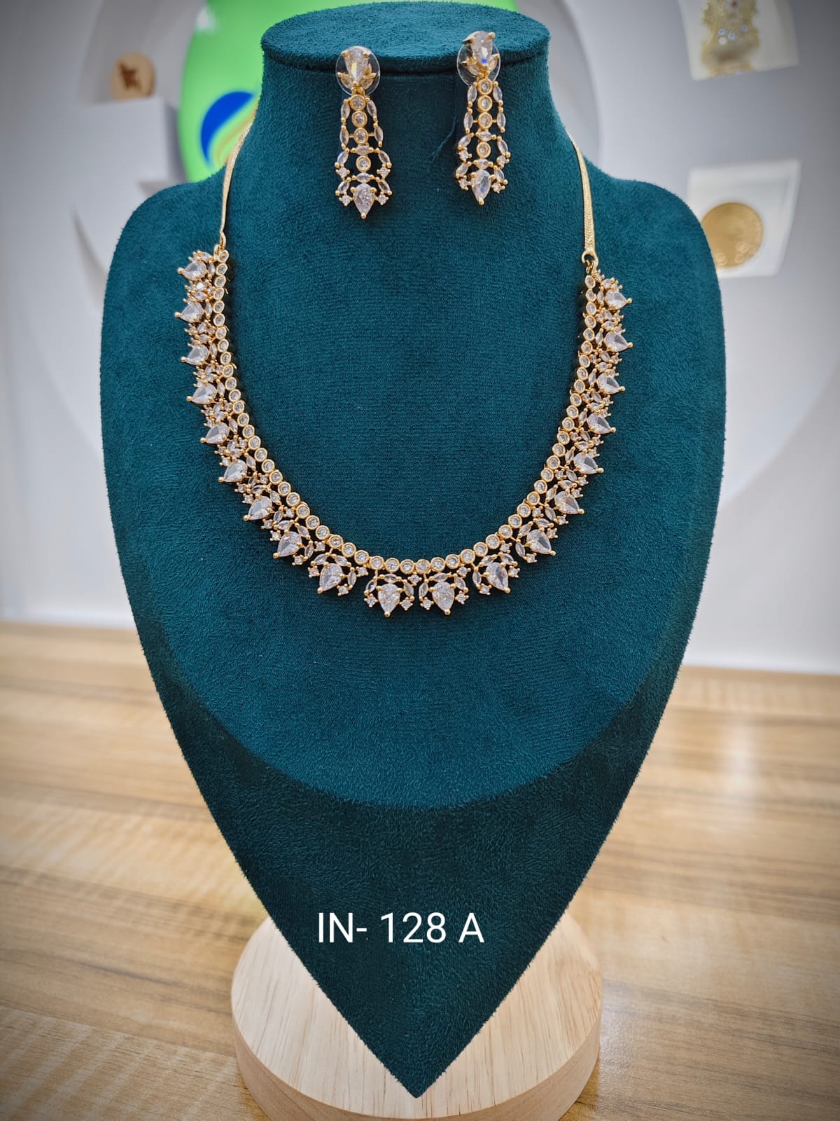 Indian Necklace ( IN- 128 A) White