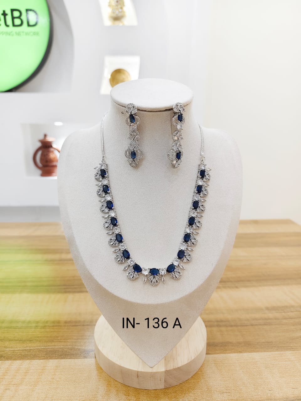 Indian Necklace ( IN- 136 A) Blue
