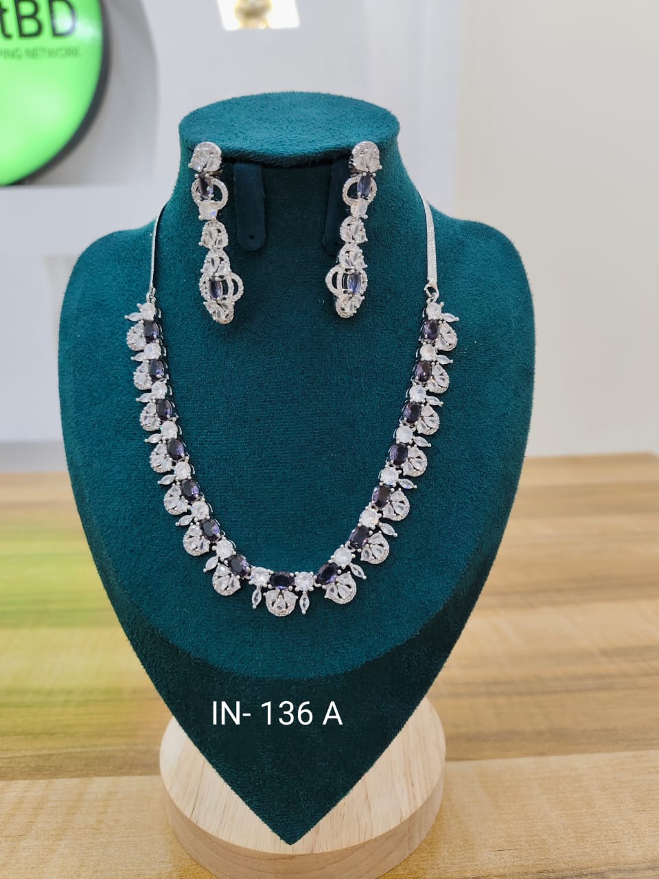 Indian Necklace ( IN- 136 A) Purple